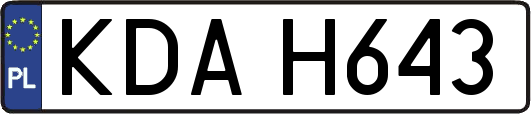 KDAH643