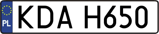 KDAH650