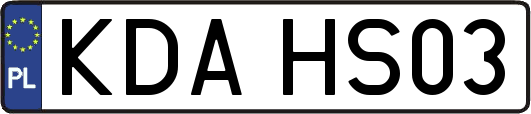 KDAHS03