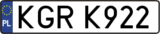 KGRK922