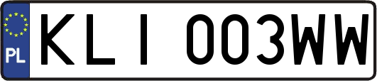 KLI003WW