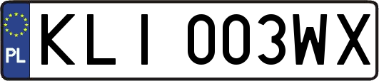KLI003WX
