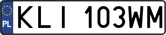 KLI103WM