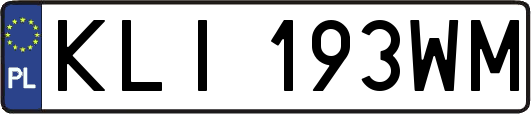 KLI193WM