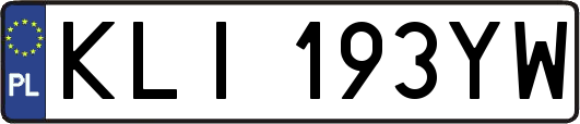 KLI193YW