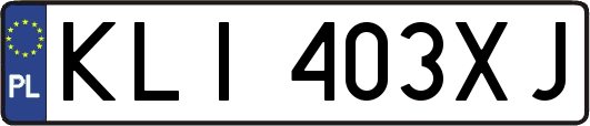 KLI403XJ