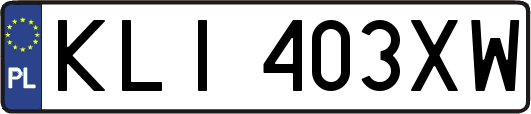 KLI403XW