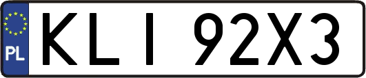 KLI92X3