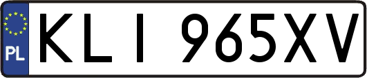 KLI965XV