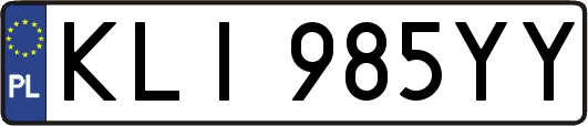 KLI985YY