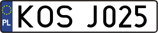 KOSJ025