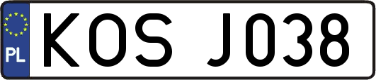 KOSJ038