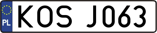 KOSJ063