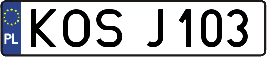 KOSJ103