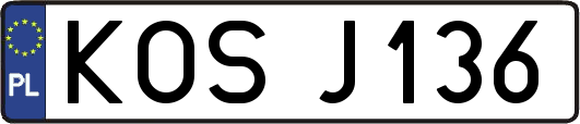KOSJ136