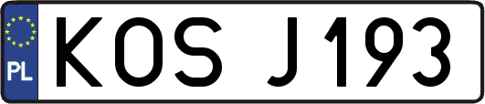 KOSJ193