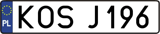 KOSJ196