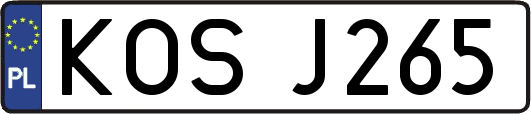 KOSJ265