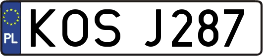 KOSJ287