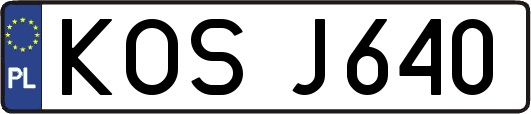 KOSJ640