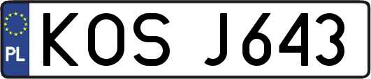 KOSJ643