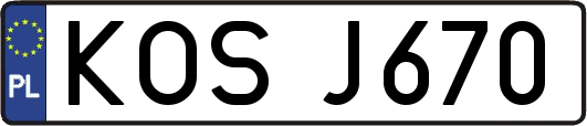 KOSJ670