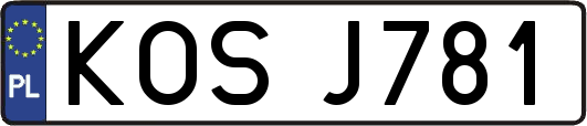KOSJ781