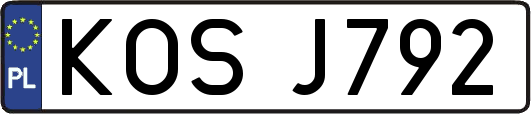 KOSJ792