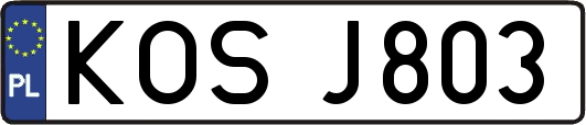 KOSJ803