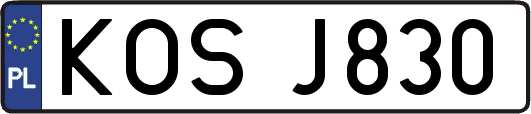 KOSJ830