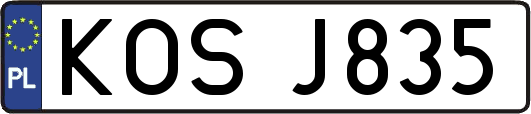 KOSJ835