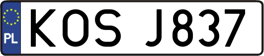 KOSJ837