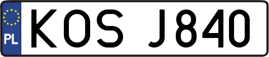 KOSJ840
