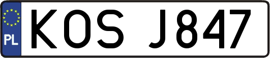 KOSJ847