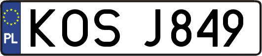 KOSJ849
