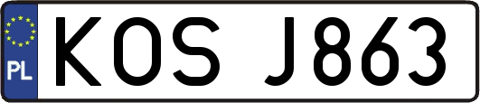 KOSJ863