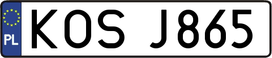 KOSJ865