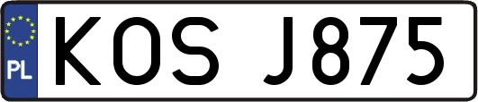 KOSJ875