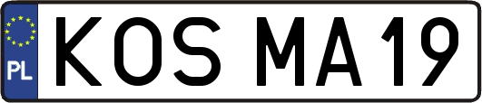 KOSMA19