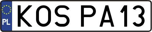 KOSPA13