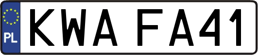 KWAFA41