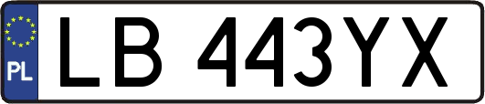 LB443YX
