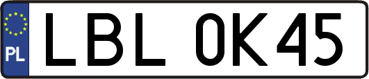 LBL0K45