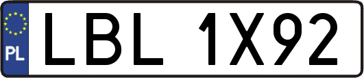 LBL1X92