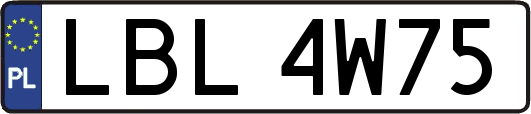LBL4W75