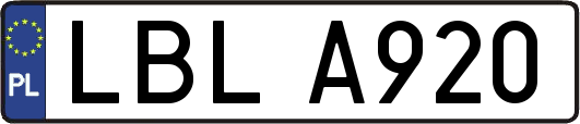 LBLA920