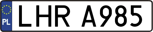 LHRA985