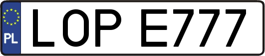 LOPE777