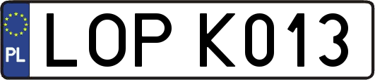 LOPK013