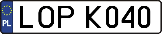 LOPK040